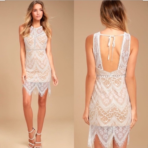 Lulus Dresses & Skirts - Lulus White Lace Serious Love Dress